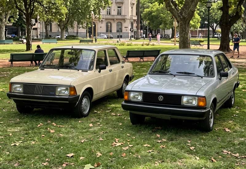 Final de la producción del Fiat 128 y Volkswagen 1500