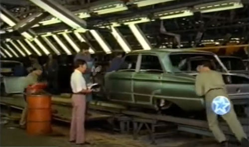 Fábrica Ford en 1972