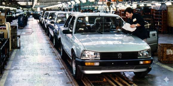 F&aacute;brica Peugeot 505