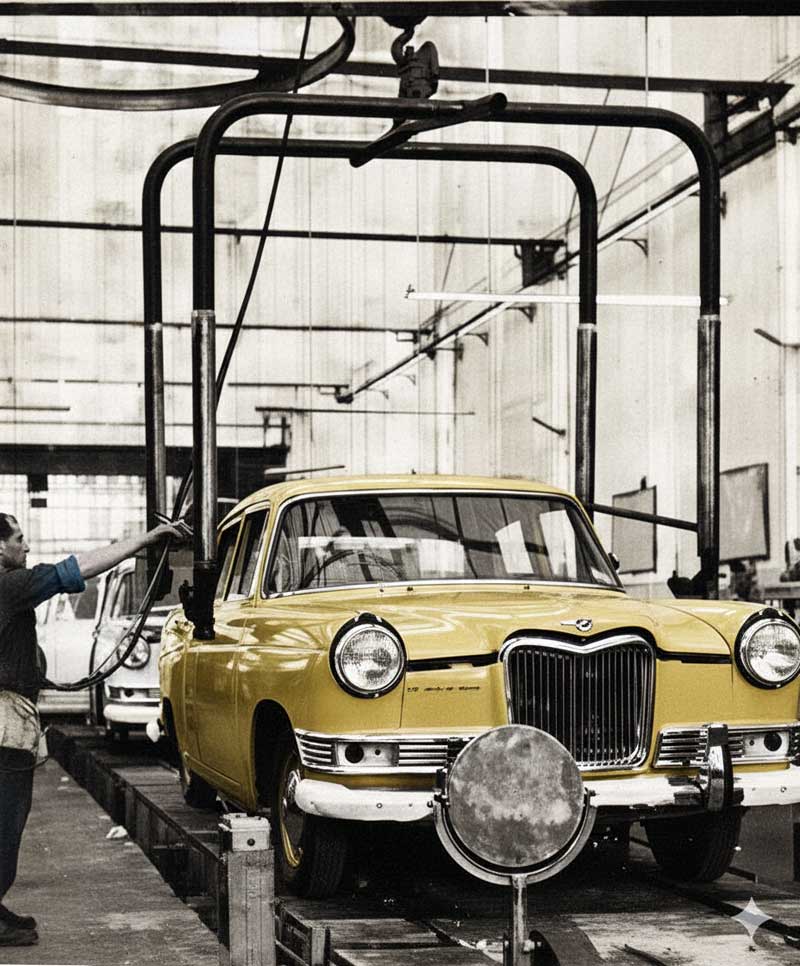 Proceso de armado del Siam Di Tella 1500 en Monte Chingolo