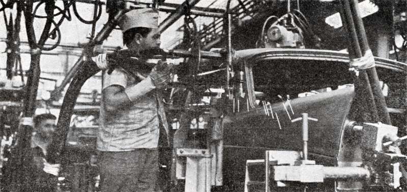 Proceso de armado del Siam Di Tella 1500 en Monte Chingolo