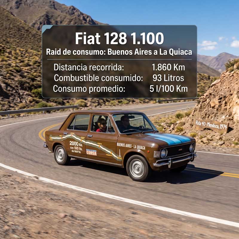 Raid de consumo con Fiat 128