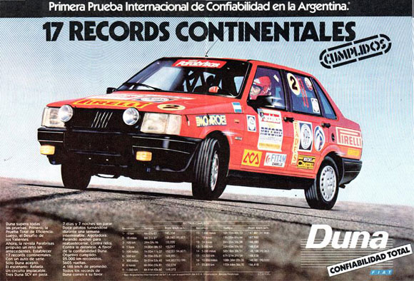 Fiat Duna SCV Récord en Rafaela