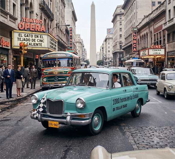 1.000 Horas en la ciudad de Buenos Aires con Siam Di Tella 1.500