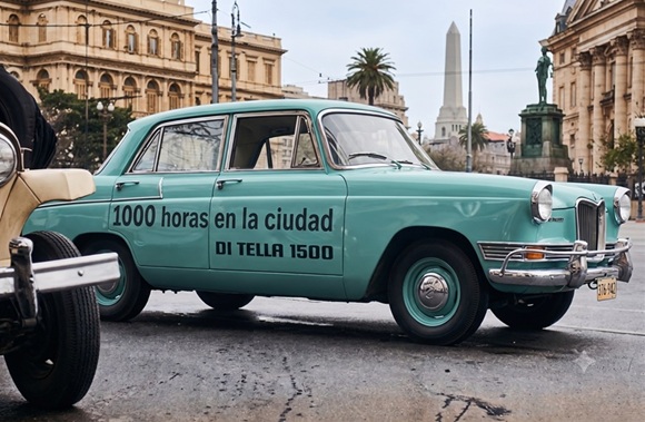 1.000 Horas en la ciudad de Buenos Aires con Siam Di Tella 1.500