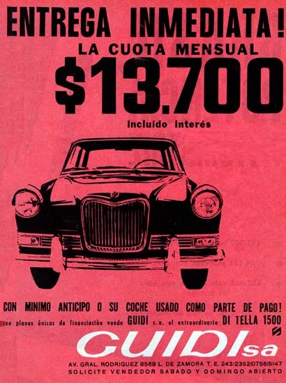 1.000 Horas en la ciudad de Buenos Aires con Siam Di Tella 1.500
