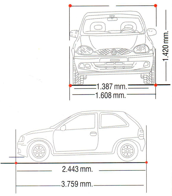 Chevrolet Corsa 1.4 16v Sport 3 puertas