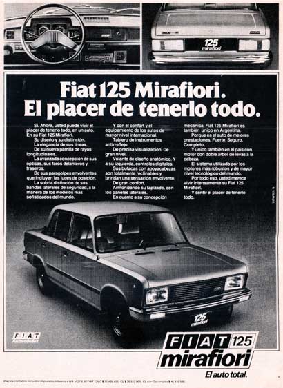 Fiat 125 CLO Mirafiori