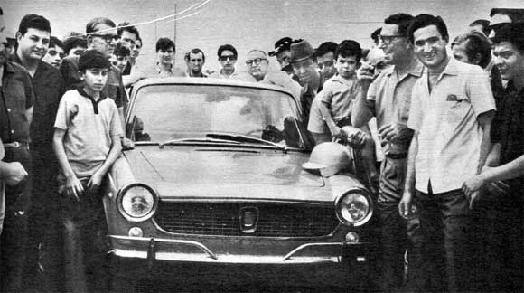 24 Hs en Rafaela con Fiat 1500 Cupé