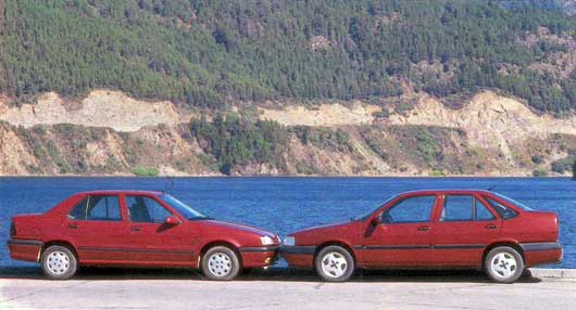 Fiat Tempra 2.0ie vs Renault 19 RN 1.6