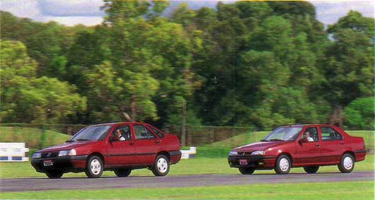 Fiat Tempra 2.0ie vs Renault 19 RN 1.6