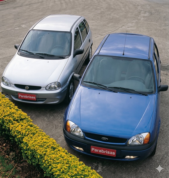 Ford Fiesta 1.6 5p vs. Chevrolet Corsa 1.5 5p