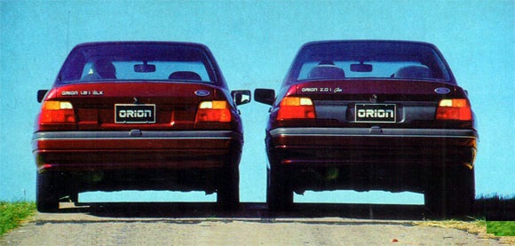 Ford Orion 1.8i GLX y Ford Orion 2.0i Ghia