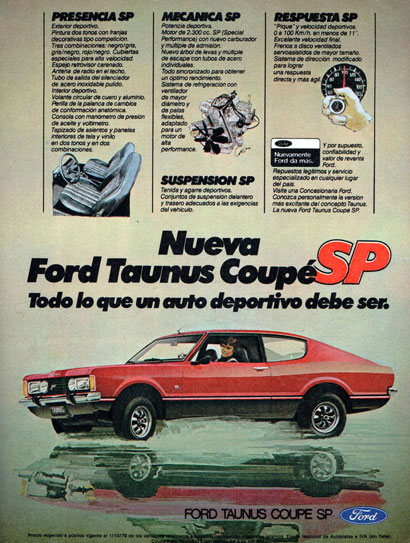 Ford Taunus GT SP Cupé