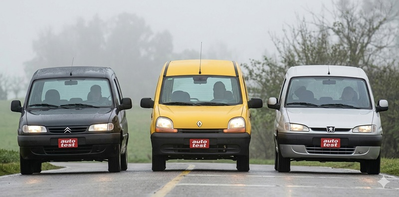 Citro&euml;n Berlingo Multispace 1.9 D vs Renault Kangoo RN 1.9 D vs Peugeot Partner Patag&oacute;nica 1.9 D