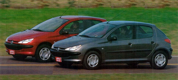 Peugeot 206 XR 1.4 y Peugeot 206 XR 1.6 16v