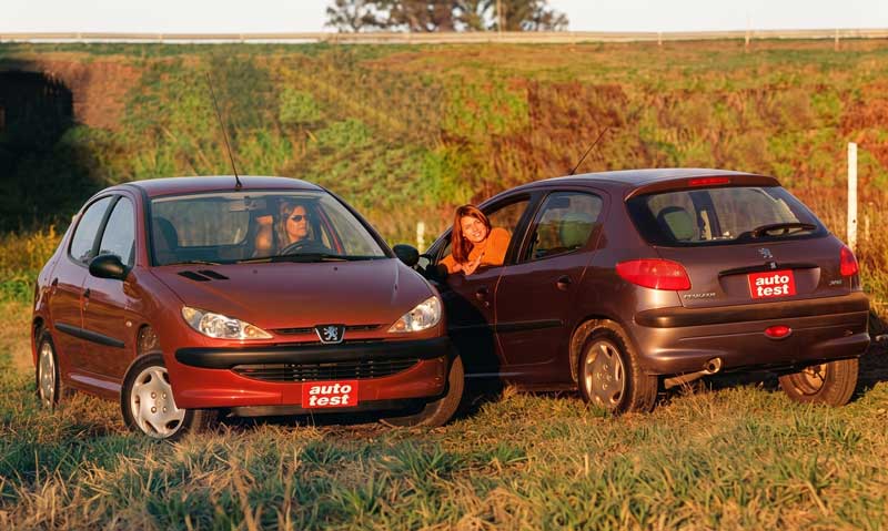 Peugeot 206 XR 1.4 y Peugeot 206 XR 1.6 16v