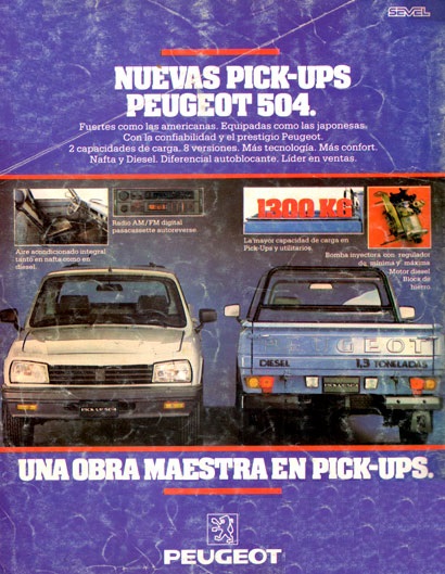 Peugeot 504 Diesel Pick Up 1.3 Tn