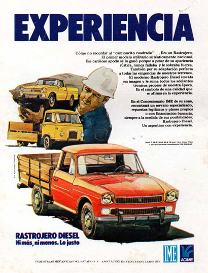Rastrojero Diésel Indenor XD