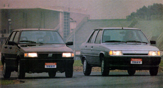 Renault 9 GTL vs Fiat Duna SCL