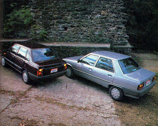 Renault 9 GTL vs Fiat Duna SCL