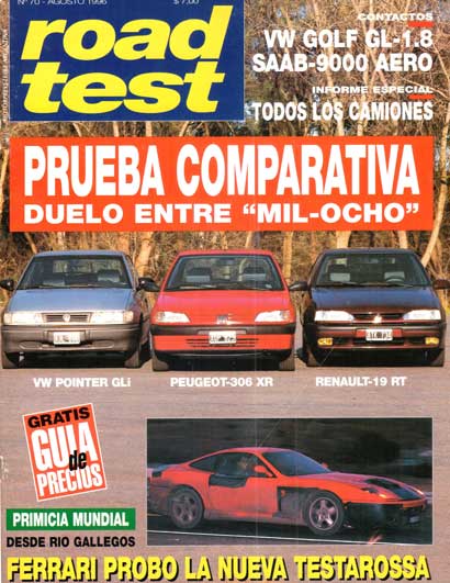 Peugeot 306 vs Renault 19 vs Volkswagen Pointer