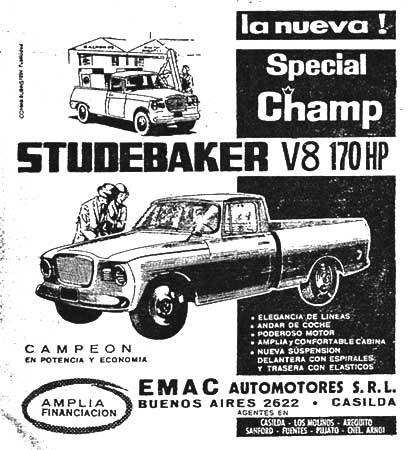 Studebaker Champ 7E7 V-8