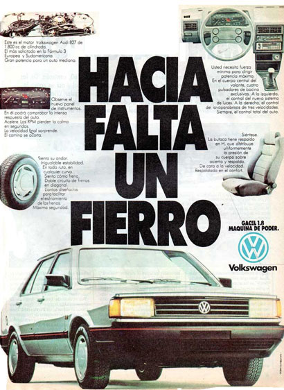 Volkswagen Gacel GS 1.8