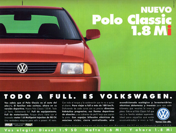 Volkswagen Polo Classic 1.8 Mi